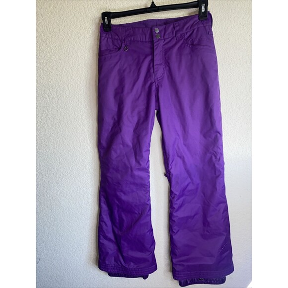 Roxy Snow board pants Diversion Pando Refitters Girls XL 16 Ski 10k purple - Picture 1 of 11